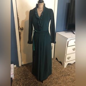 Janet Lynn Green fleece Robe
